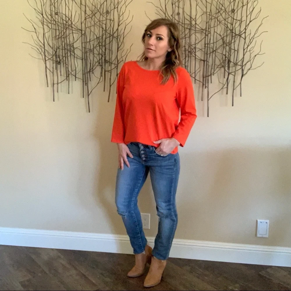 | kelly open back tie top• fire red | - Picture 5 of 6